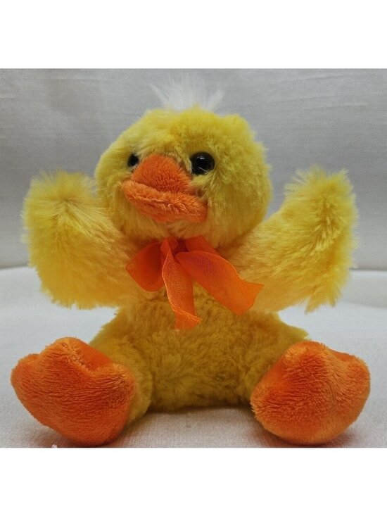 Dan Dee Other - Dan Dee Yellow Duck Plush Stuffed Animal Easter Spring Nursery Decor